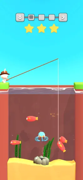 Game screenshot Fishing Rod 3D apk