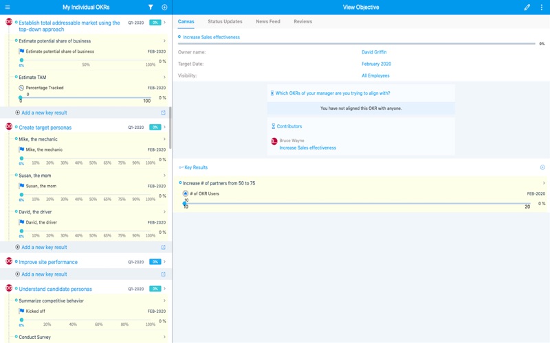 Screenshot #2 pour Profit OKR Software