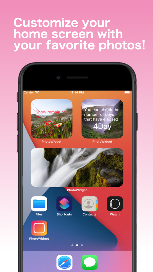 #1. PictWidget Custom Home Widget (iOS) Podle: shigeki suzuki
