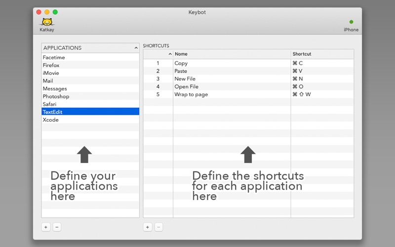 Screenshot #1 pour KeyBot