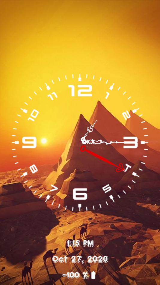 #10. Analog Clock - Stand Face Time (iOS) 来自: Asadullah Yaseen