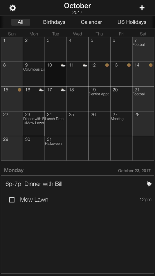 Midnight - The Grid Calendar - 1.88 - (iOS)