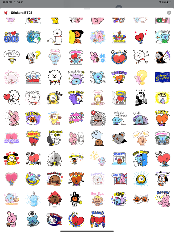 Screenshot #5 pour Stickers BT21