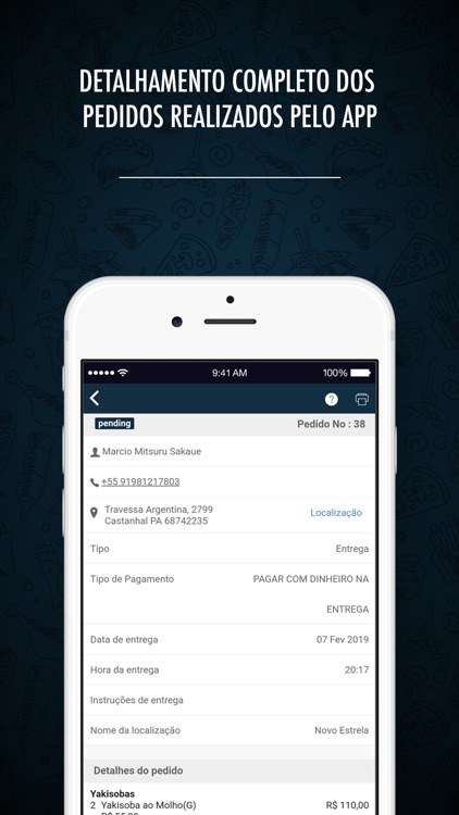 iQueFome - Gestor de Pedidos