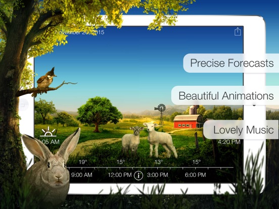 Beautiful Weather iPad app afbeelding 2