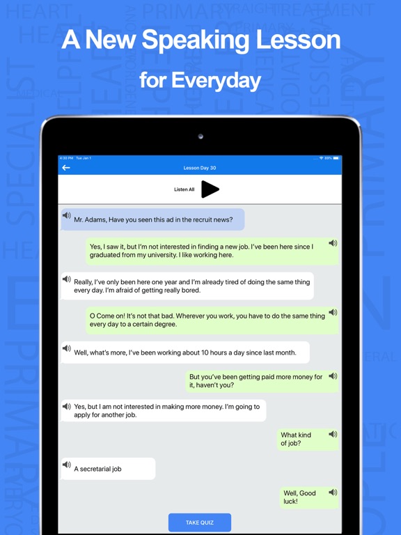 Learn English Language In Urdu iPad screenshot