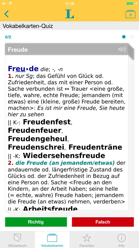 DaF Wörterbuch Deutsch-Deutsch screenshot 3 of 5