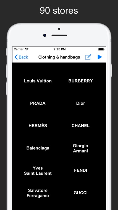 Paris Luxury - Shopping guide Screenshot