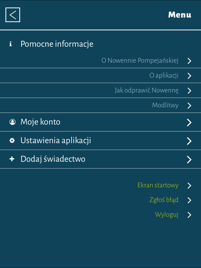 Nowenna Pompejańska Startowa