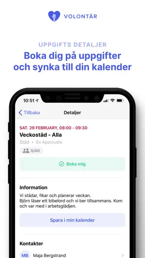 VolontärApp screenshot 2