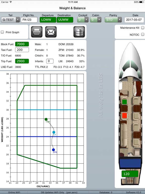 Screenshot #4 pour Weight and Balance G200