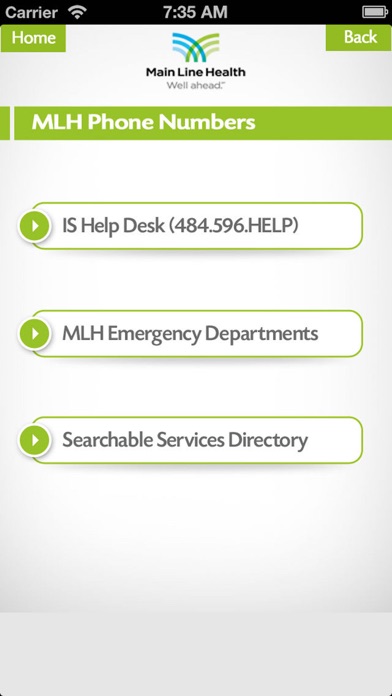 MLH Physician Screenshot