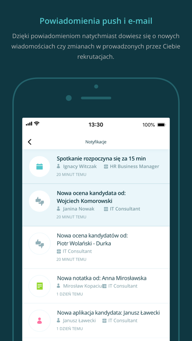 eRecruiter Screenshot