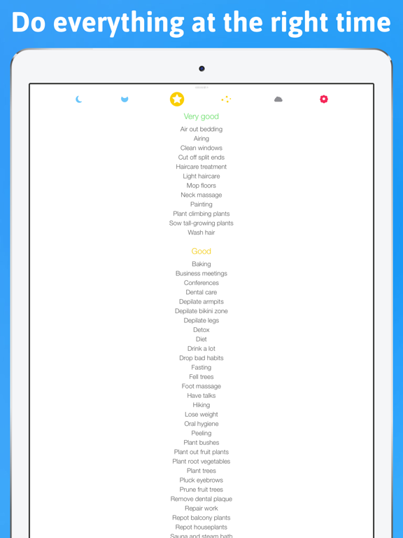 The big Lunar Calendar iPad screenshot 1 - Lifestyle app