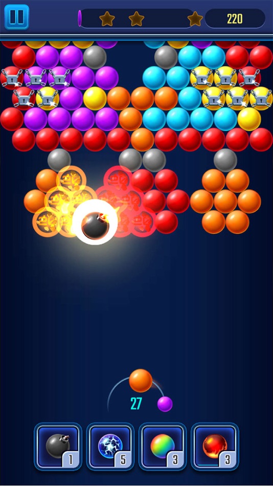 #5. Bubble Shooter Light (iOS) 由: NSTAGE Inc.