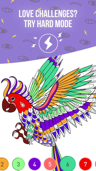 RECOLLECT: Color by Number Hack screenshot 4 - iOS app interface