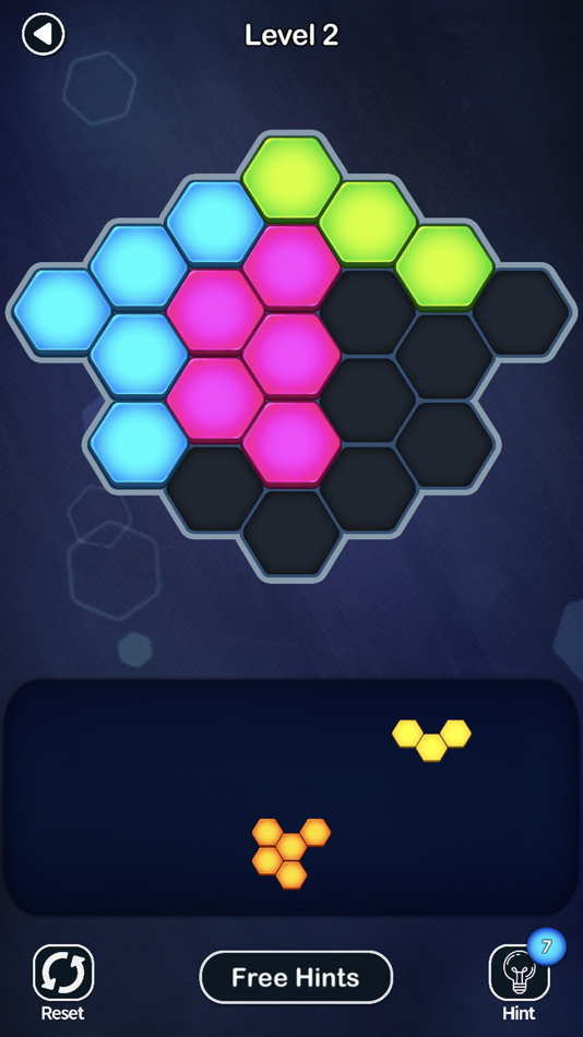 #2. Super Hex Block Puzzle - Hexa (iOS) By: Loyal Foundry, Inc.