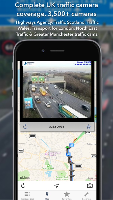 UK Roads - Traffic & Cameras Screenshot