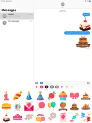 Happy Birthday Cool Stickers ipad bilder 0
