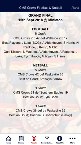 Game screenshot CMS Crows Football & Netball hack