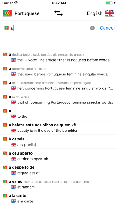 Portuguese/English Dictionaryのおすすめ画像4