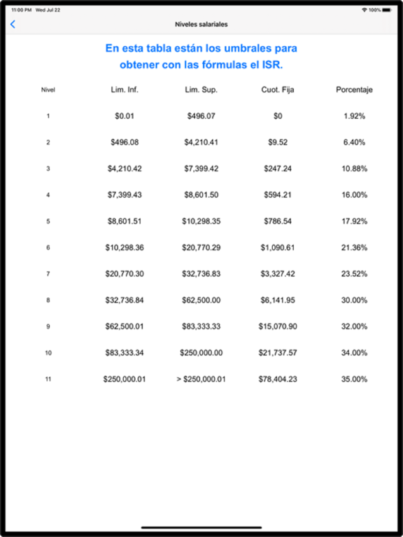 Screenshot #6 pour Calculadora del ISR