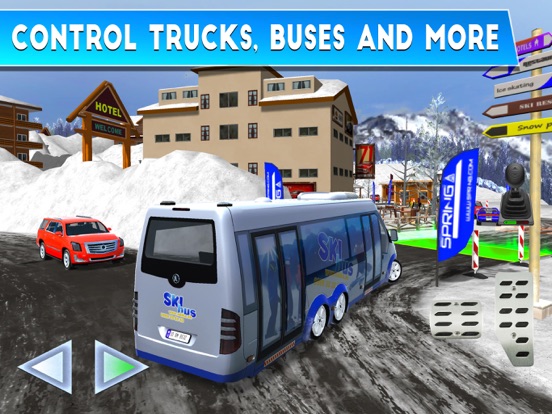 Winter Ski Park: Snow Driver iPad app afbeelding 4