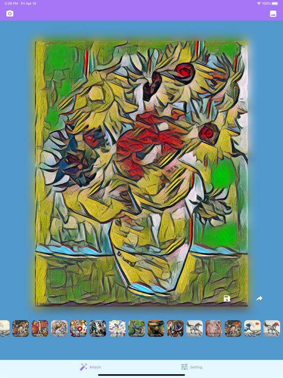 Artech - Photo & Video Effects iPad screenshot 9 - Photo & Video app