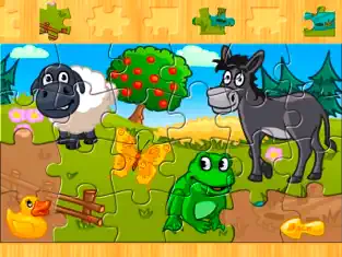 Screenshot 1 Animal Puzzle juego para niños iphone