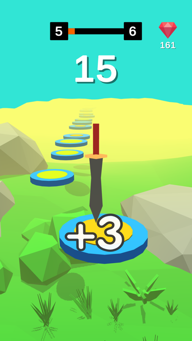Screenshot #1 pour Hop Knife 3D