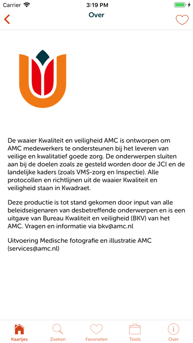 Waaier Kwaliteit en Veiligheid Screenshot