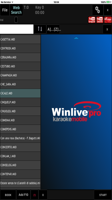 Winlive Pro Karaoke Mobile Screenshot