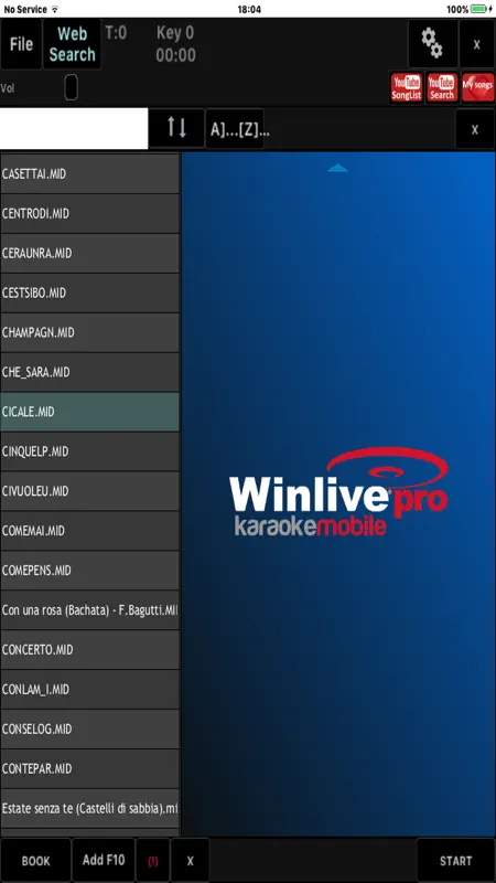 Winlive Pro Karaoke Mobile screenshot 9 of 10