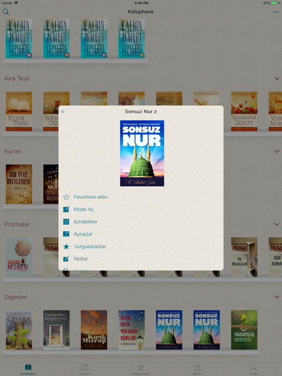 Screenshot #6 pour Fethullah Gülen Kitaplığı