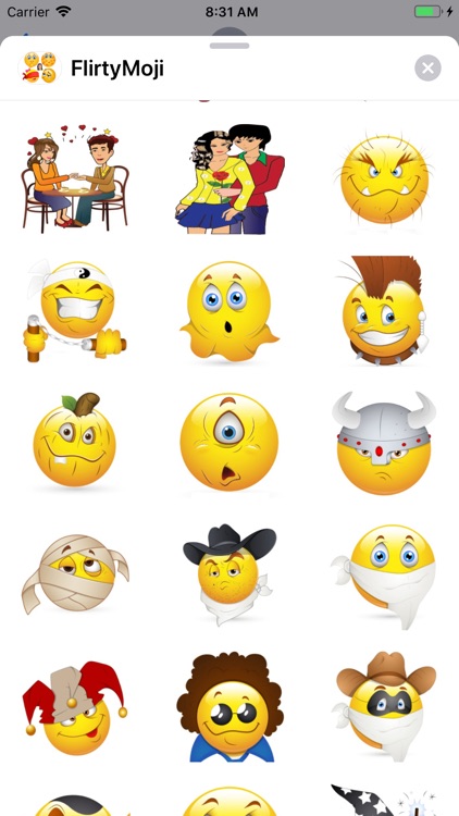 FlirtyMoji - Flirting Emojis screenshot-8