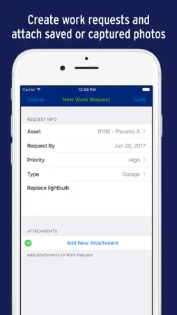 Mobile Work Requests screenshot 1