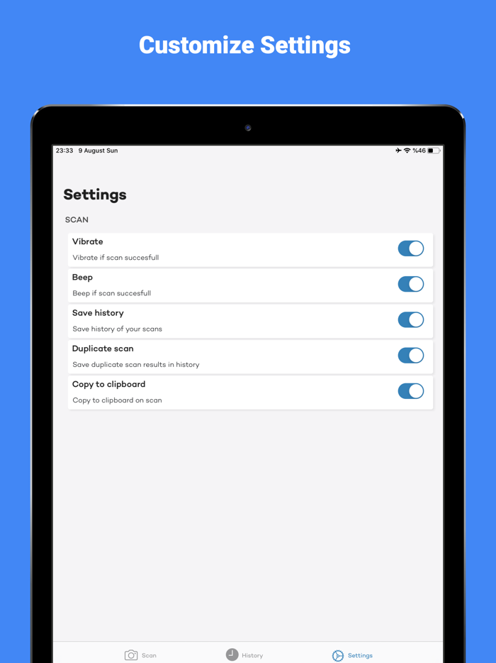 QR Code Reader and Barcode Scan