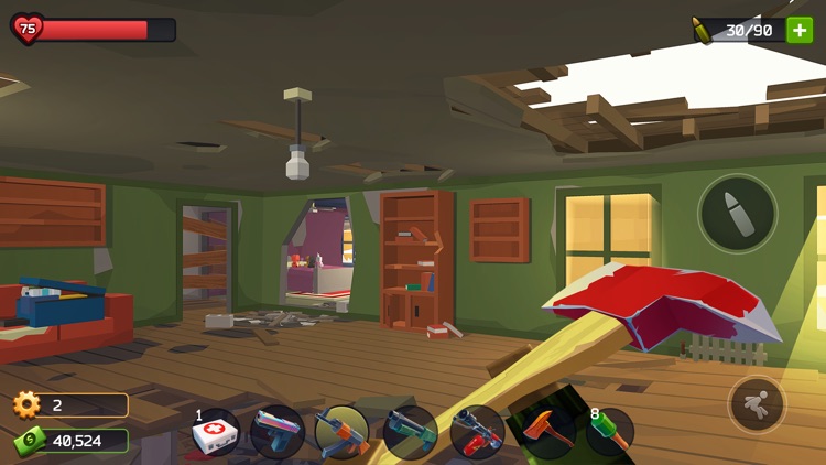 Pixel Combat: Zombie Games 3-D screenshot-4