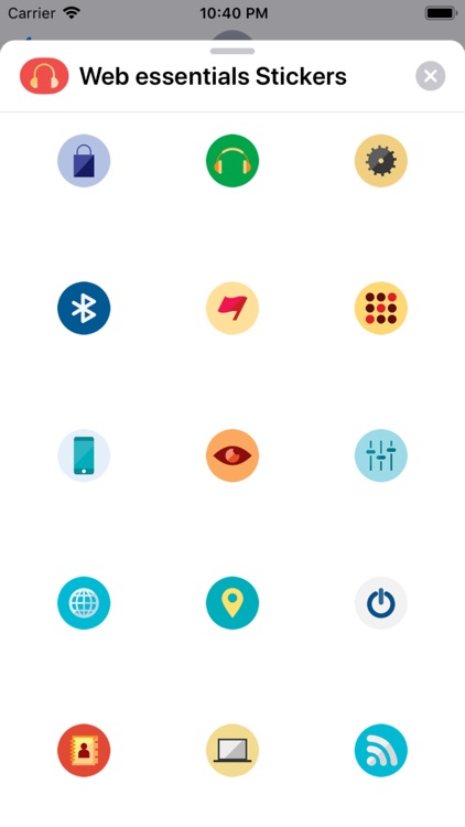 Web essentials Stickers