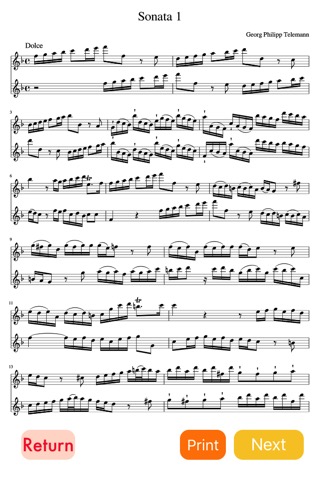 Telemann 6 Sonatas (1-3)のおすすめ画像4
