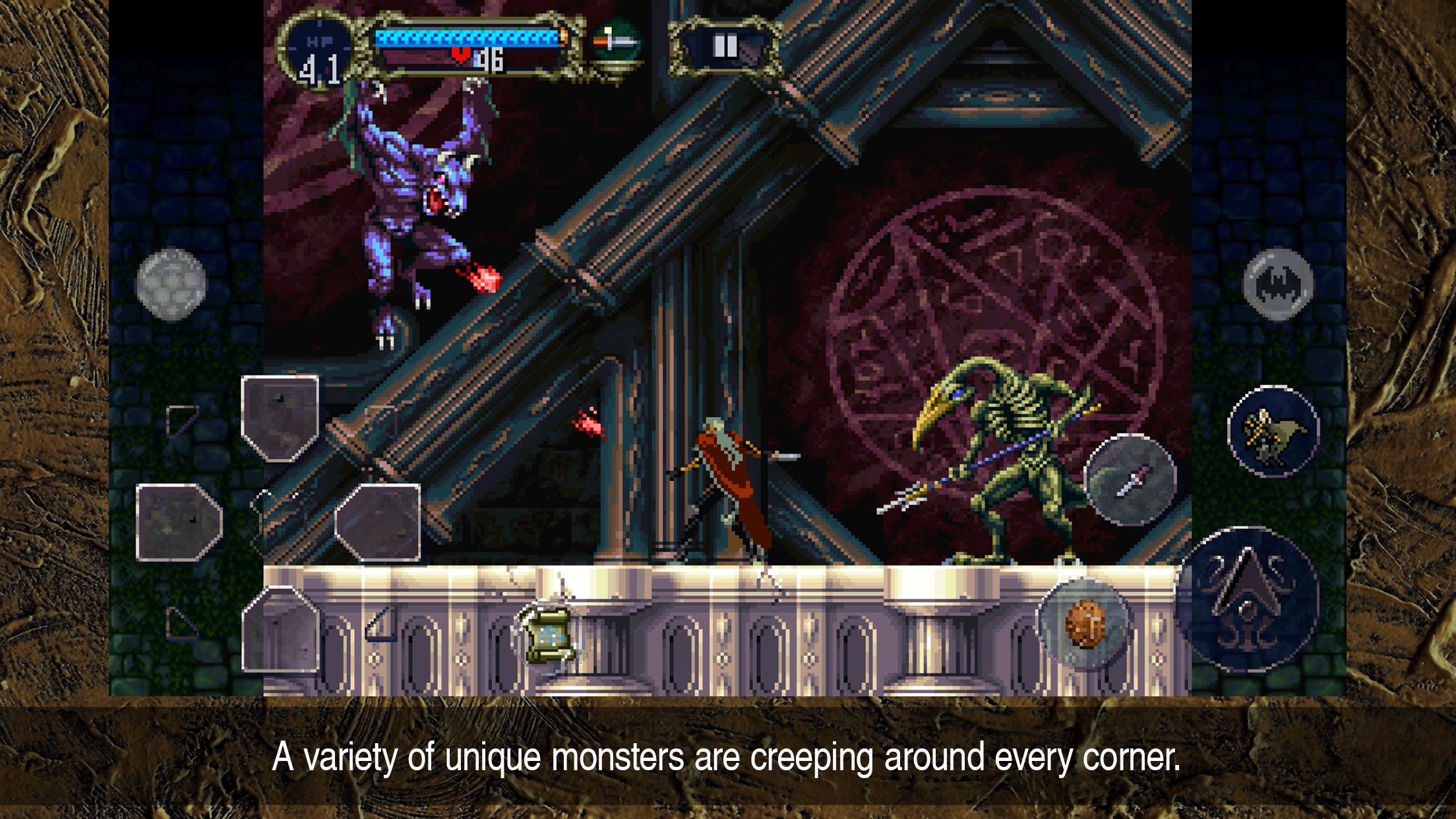 Screenshot do app Castlevania: SotN