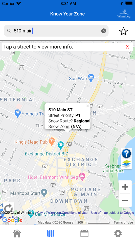 #3. Winnipeg Know Your Zone (iOS) 由: City of Winnipeg