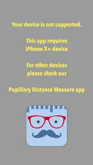 pupillary distance measure x iphone screenshot 1