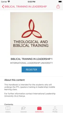 Game screenshot Biblical Training Leadership apk