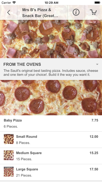 MRS B'S PIZZA ( GNR ) Screenshot