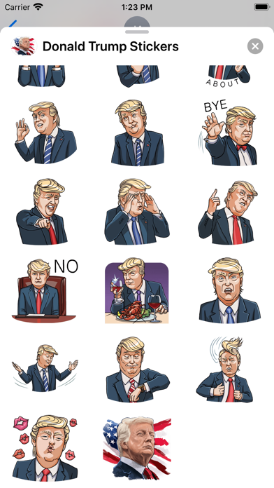 Donald Trump Stickers Pack screenshot 3