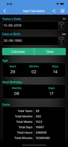 Age Calculator ++ screenshot #2 for iPhone