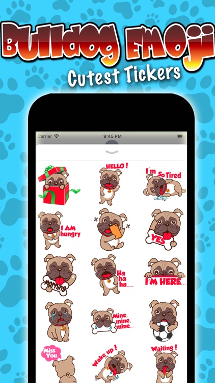 Bulldog Emoji Cutest Stickers