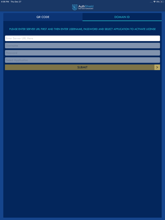 AuthShield iPad screenshot