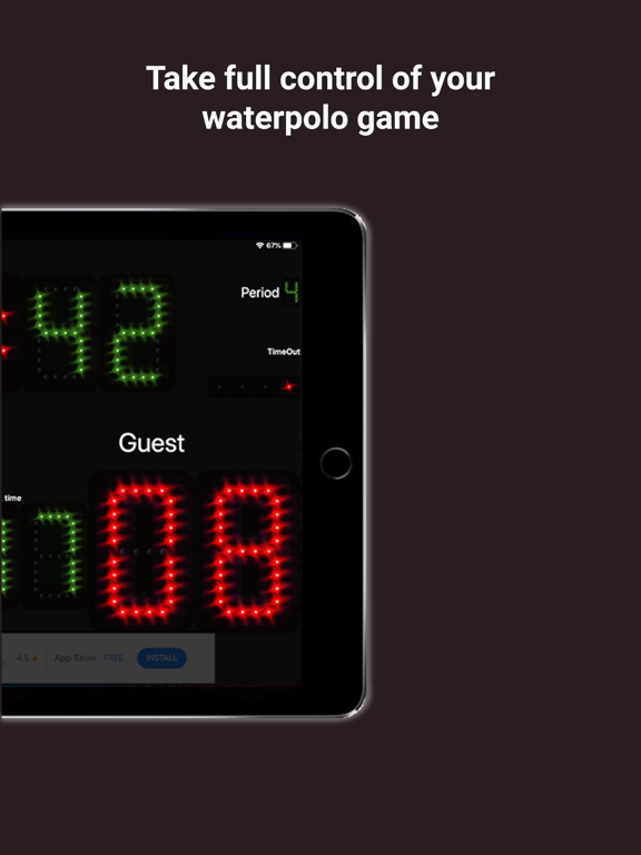 Screenshot #5 pour Scoreboard Waterpolo
